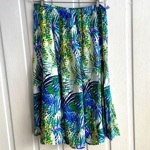 Laura Scott Bamboo Print Skirt